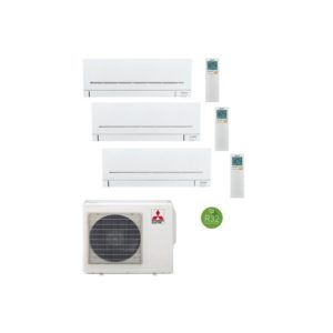 Aire acondicionado Multi Split 3x1 Mitsubishi Electric MXZ-3F68VF + MSZ-AP205VGK + MSZ-AP20VGK + MSZ-AP35VGK