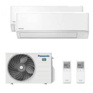 Aire acondicionado Split de Pared PANASONIC CS-TZ20ZKEW + CS-TZ50ZKEW + CU-2TZ50TBE