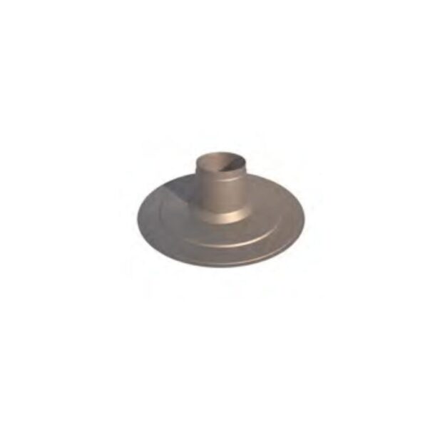 BASE ALUMINIO PLANO ALTURA 130MM Ø125/160 SIBER