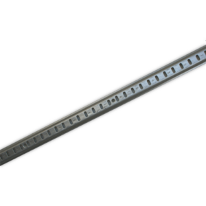 Guia cremallera inox para camaras  2 mts