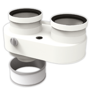 Desdoblador salida FIG Ø 80 mm H/H