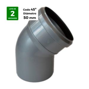 Codo PP Insonorizado 45° Ø 50 mm