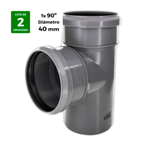 Derivacion T PP Insonorizado Ø 40 mm