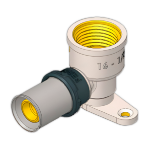 Codo base hembra 25-3/4¨ Prensado RF/U