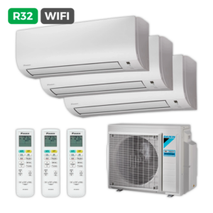 Aire DAIKIN SPLITx3 SENSIRA KIT 3MXF52F2
