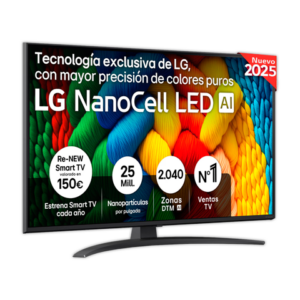 Televisor NANO LED LG 43NANO81A6A