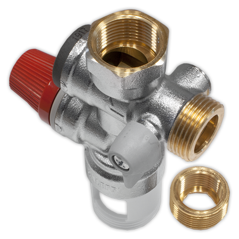 Válvula de Seguridad con Grifo 1/2 Ariston 7 Bar