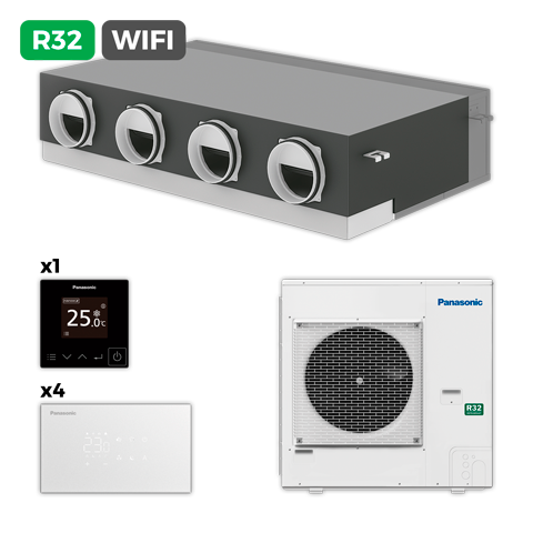 Aire PANASONIC CONDUCTOS KIT-100PQ41Z5