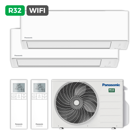 Aire PANASONIC SPLITx2 KIT-2TZ3535-CKE