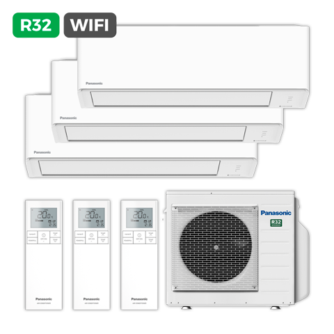 Aire PANASONIC SPLITx3 KIT-3TZ252535-CKE