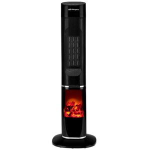 Calefactor Cerámico de Torre Orbegozo CR 5039 Negro 2000W con Mando
